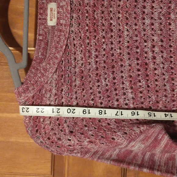 Mossimo woman's size SP pullover cotton blend lightweight knitted sweater - Picture 4 of 10